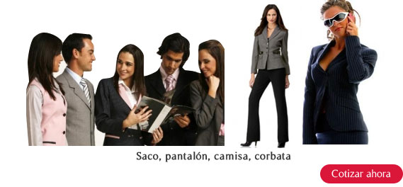 Uniformes ejecutivos Rossytex, moda y costura...